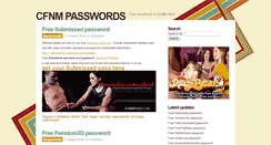 Desktop Screenshot of cfnmpasses.com